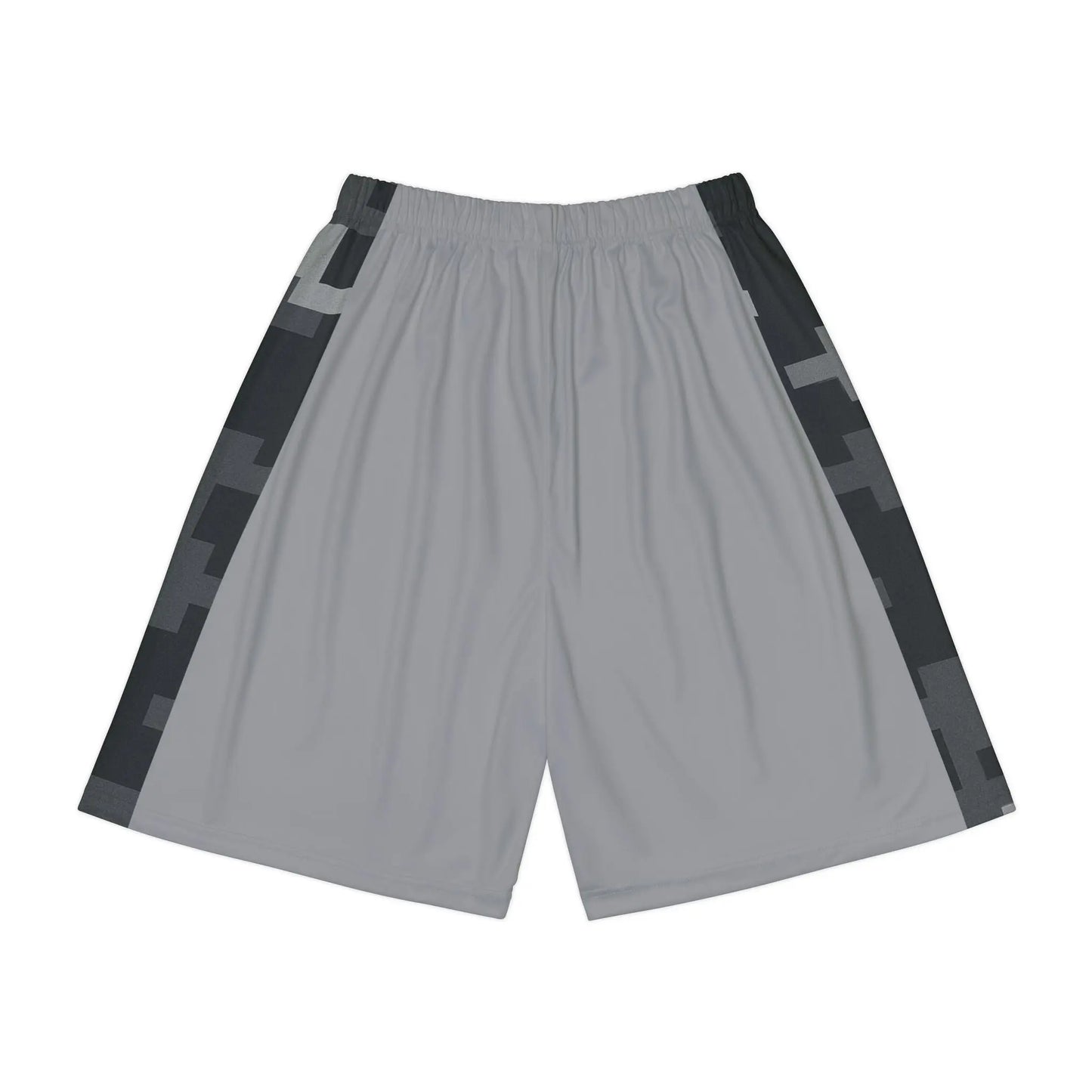 Camo Men’s Sports Shorts Gray (AOP) Printify