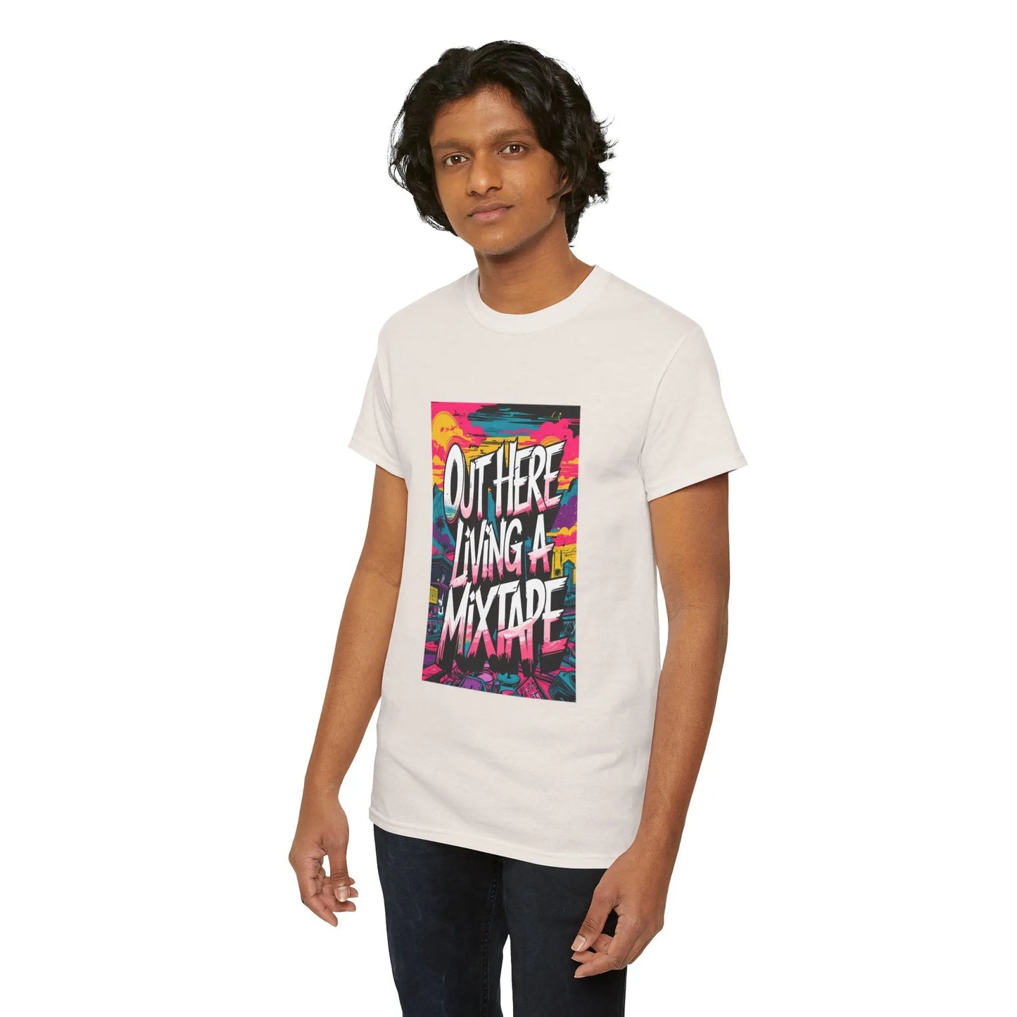 Out Here - Heavy Cotton Tee Printify