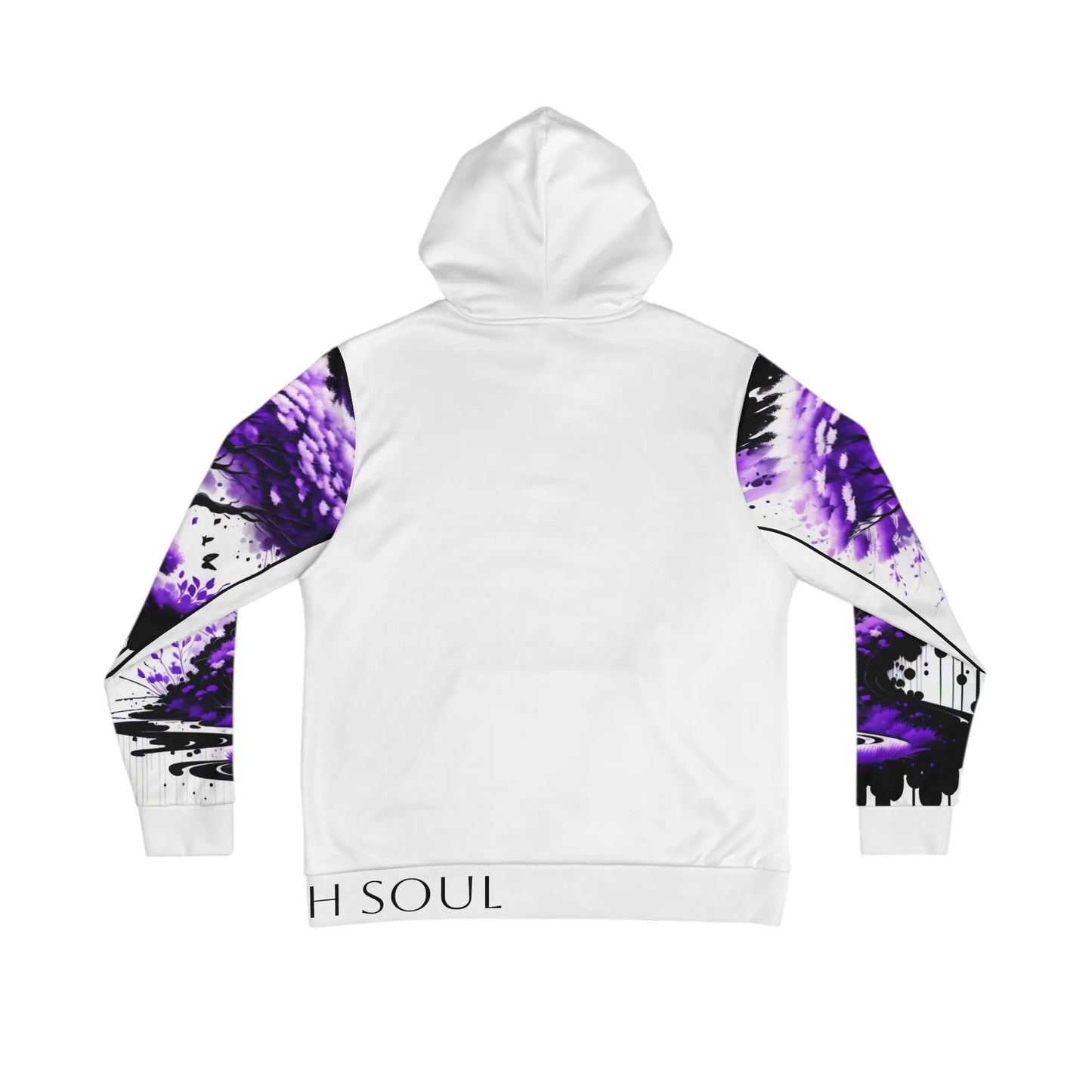 Crown Chakra Tree White Hoodie Printify