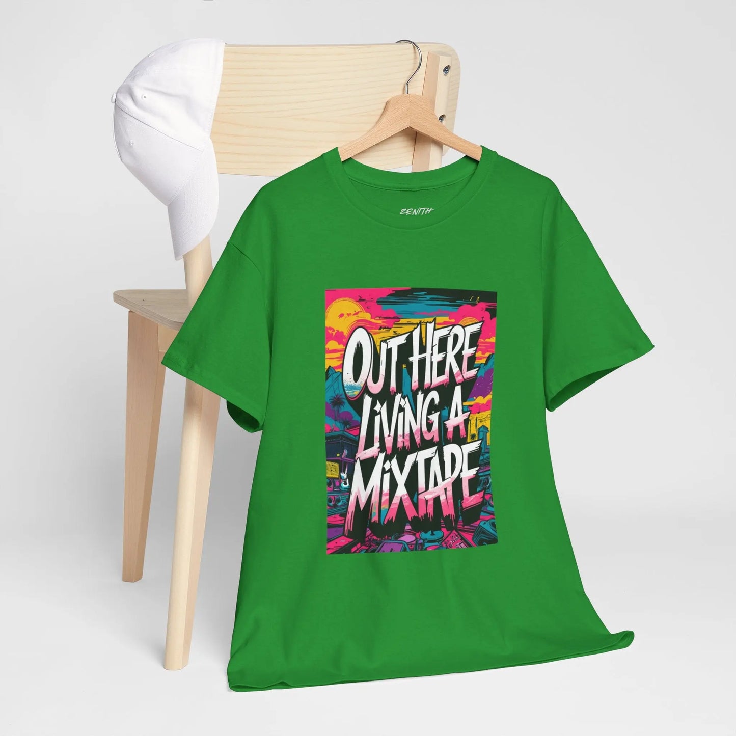 Out Here - Heavy Cotton Tee Printify