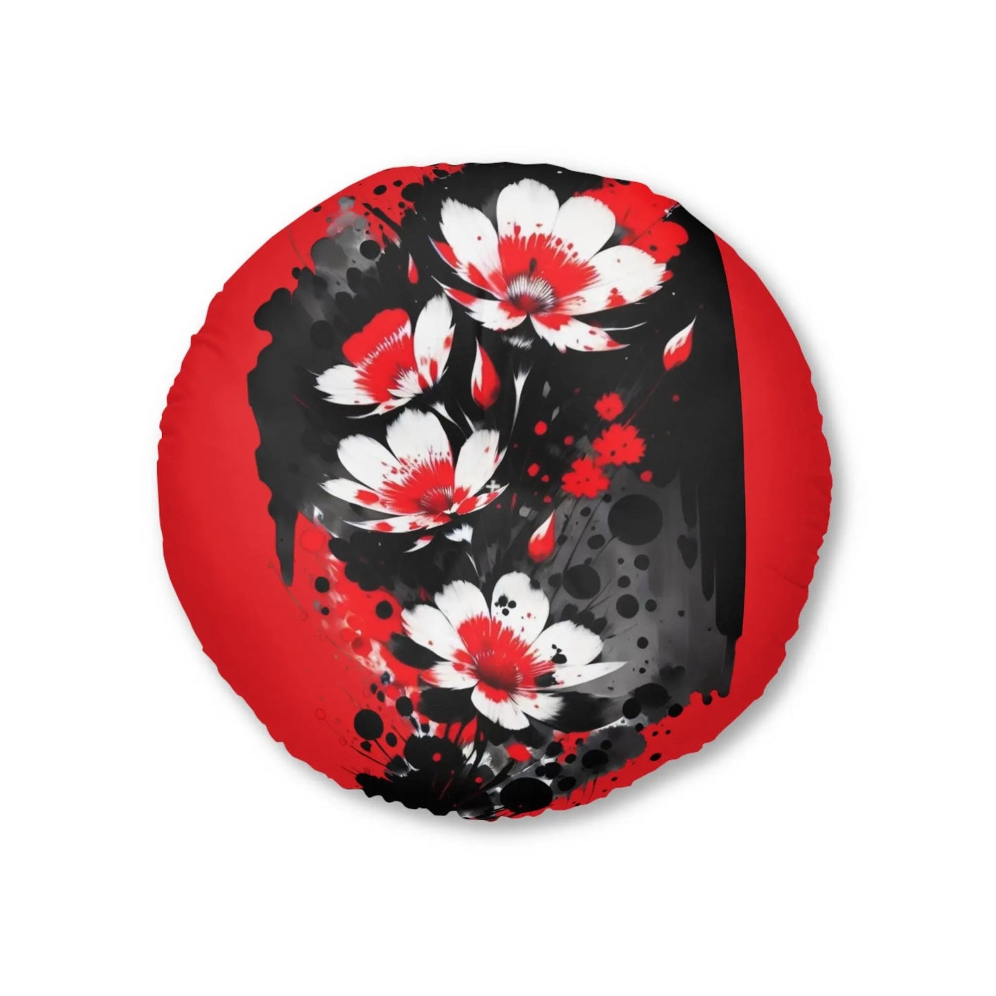 Root Chakra Meditation Pillow, Round Printify