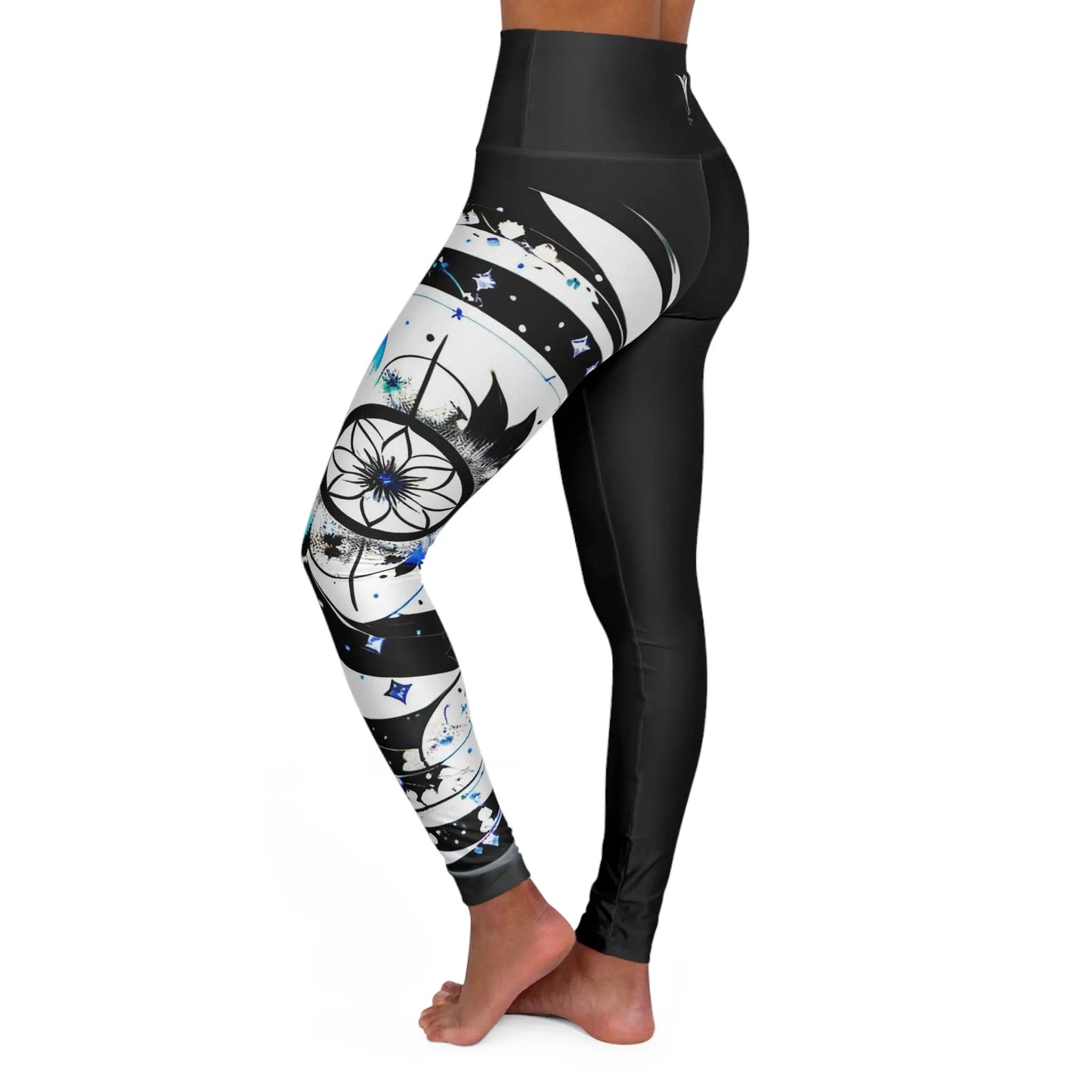 Inner Divinity Dusk High Waisted Yoga Leggings (AOP) Printify