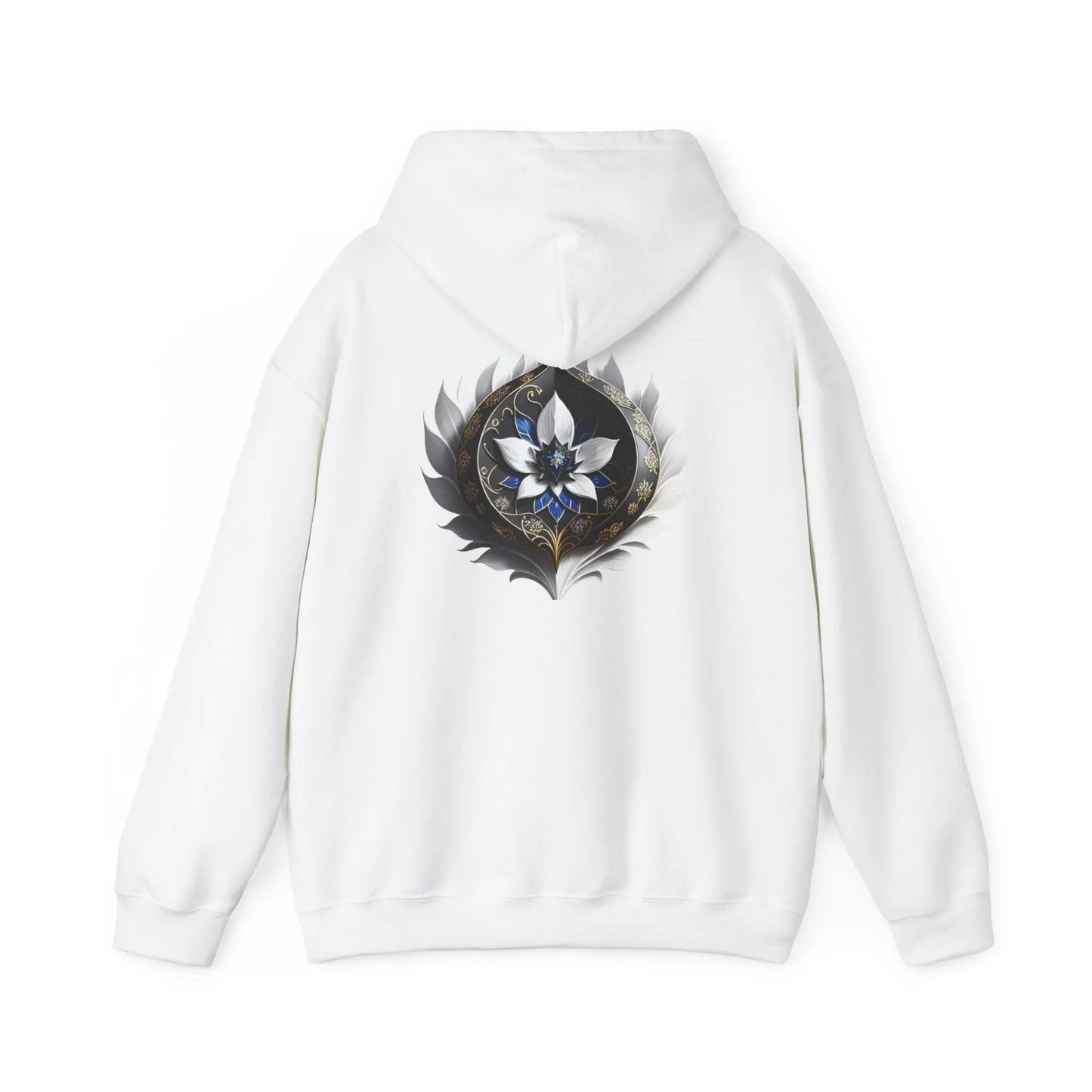 Divine Bloom Everyday Hooded Sweatshirt Printify
