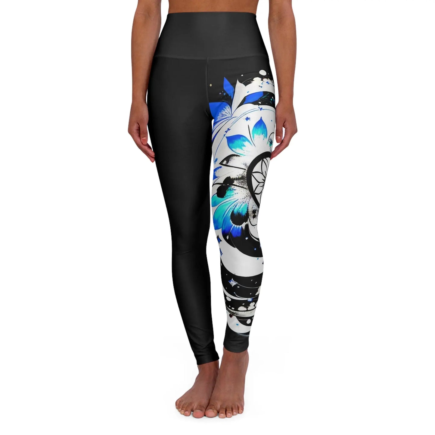 Inner Divinity Dusk High Waisted Yoga Leggings (AOP) Printify