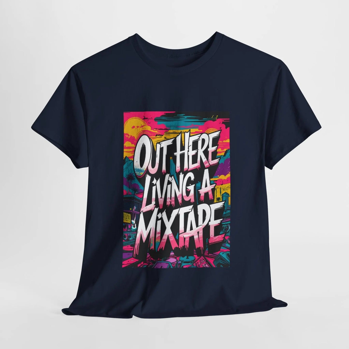 Out Here - Heavy Cotton Tee Printify