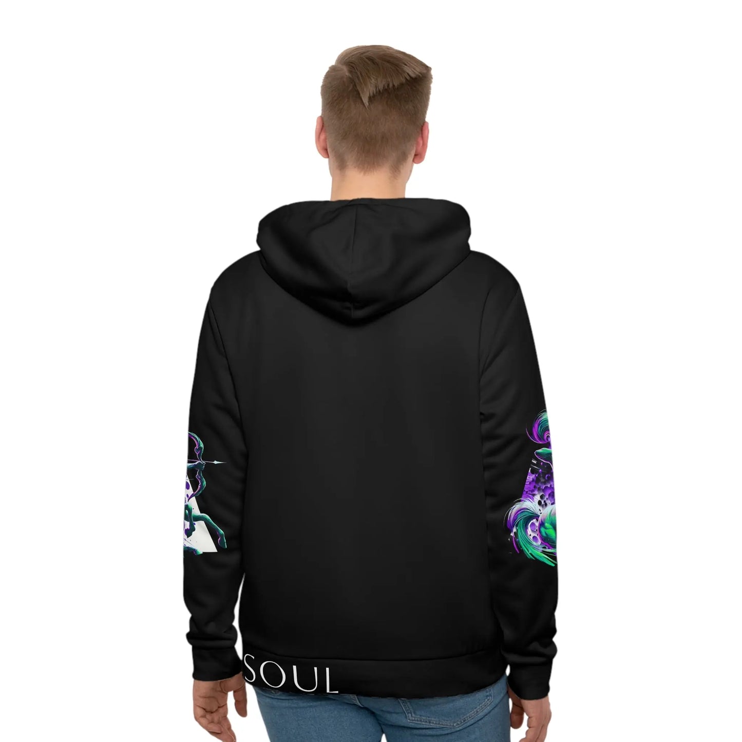 Sagittarius Black Hoodie Printify