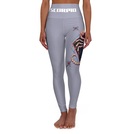 Scorpio Lavender High Waisted Yoga Leggings (AOP) Printify