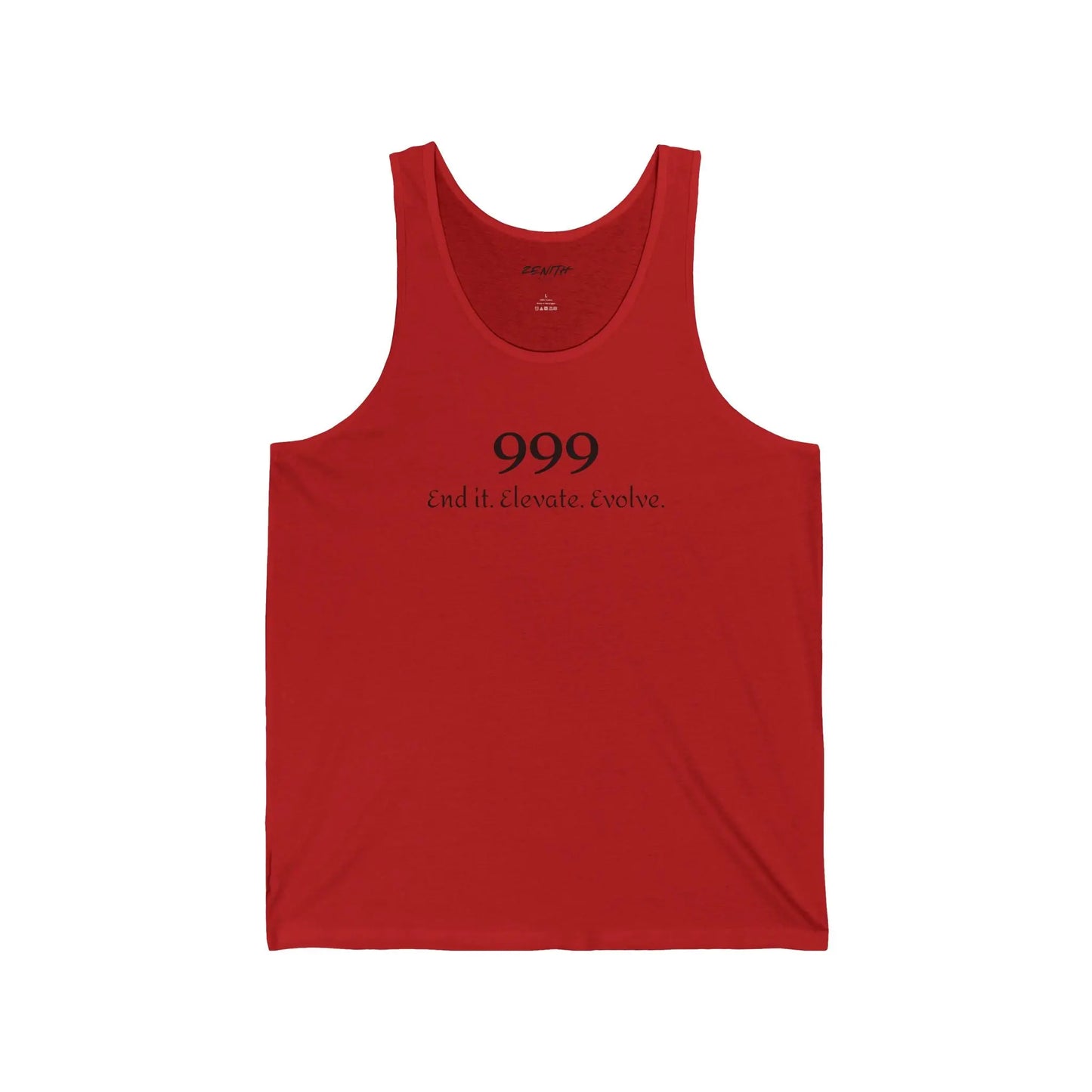 999- End it. Elevate. Evolve. Jersey Tank Printify
