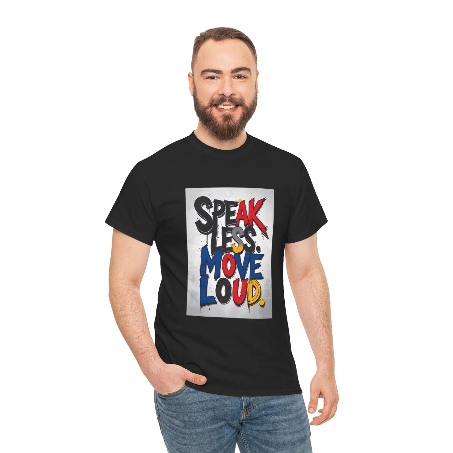 Speak Less - Heavy Cotton Tee Printify