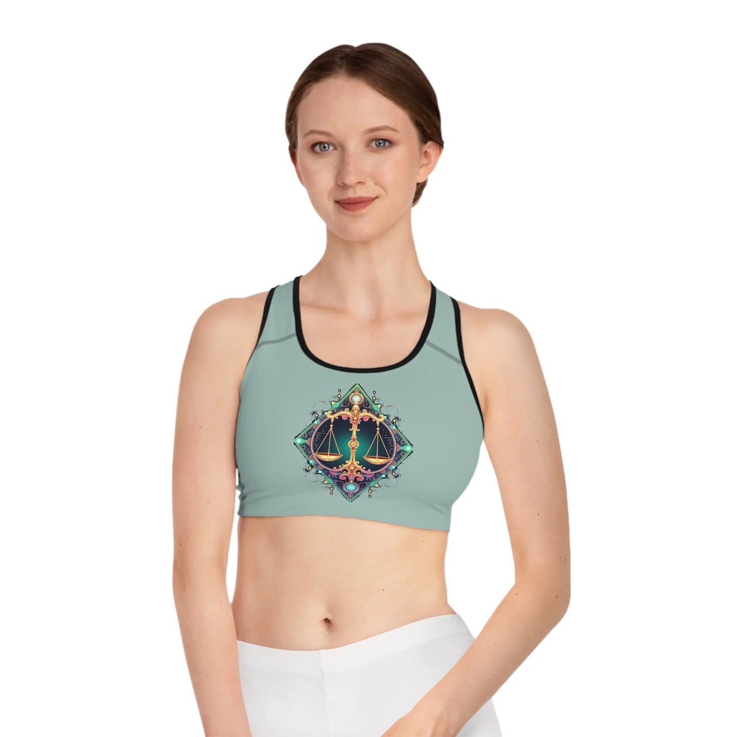 Libra Opal Sports Bra (AOP) Printify