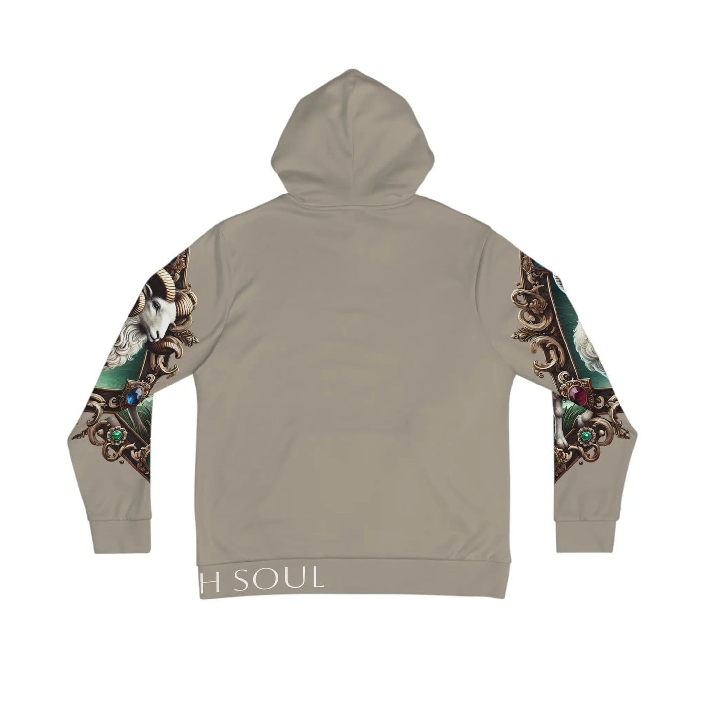 Aries Gray Hoodie Printify