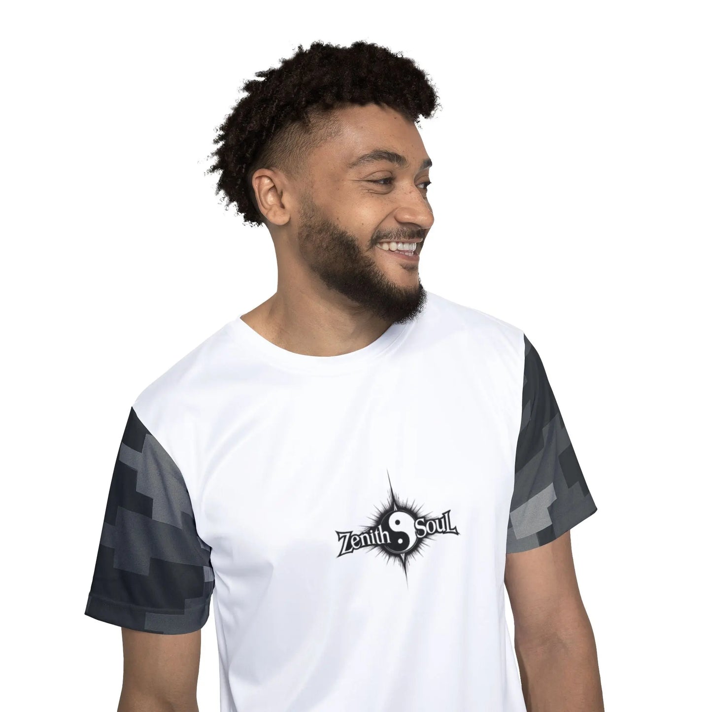 Camo Men's Sports Jersey White (AOP) Printify