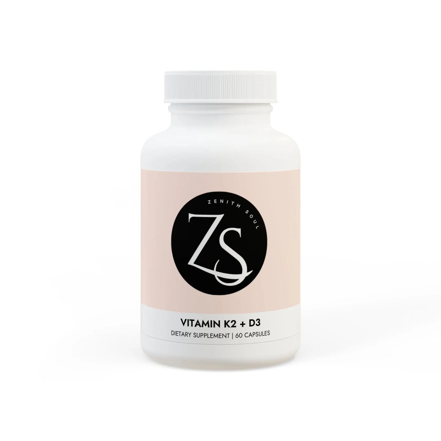 Vitamin K2 + D3 Supplement (60 Capsules) Printify