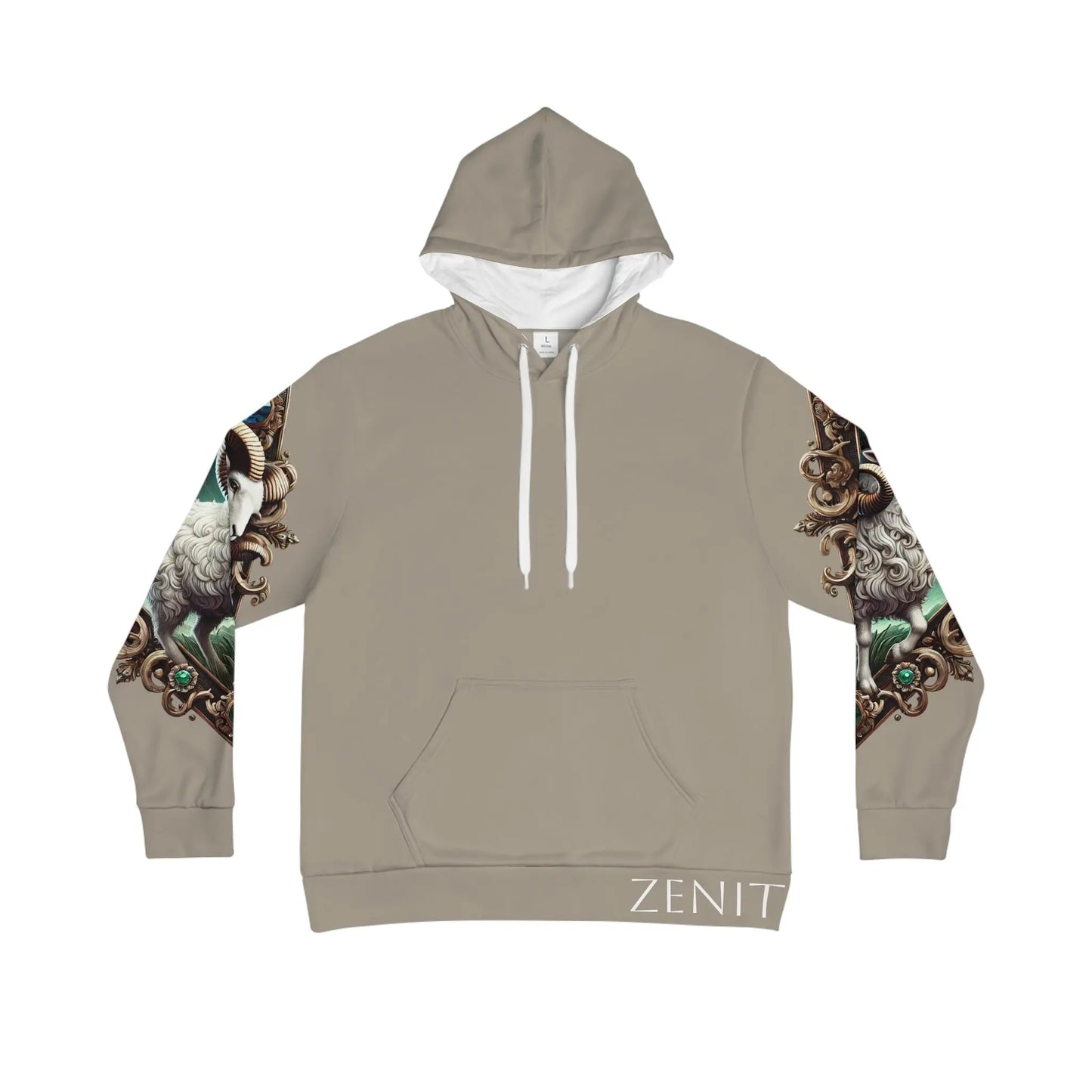 Aries Gray Hoodie Printify