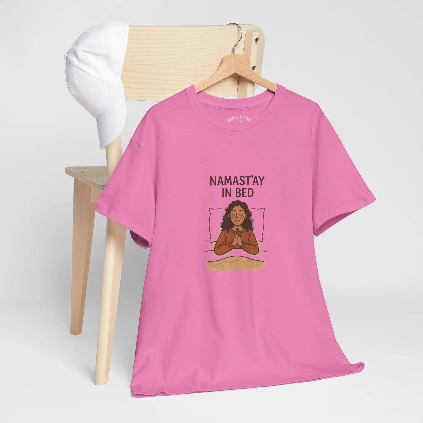 Namast'ay in Bed T-Shirt Printify