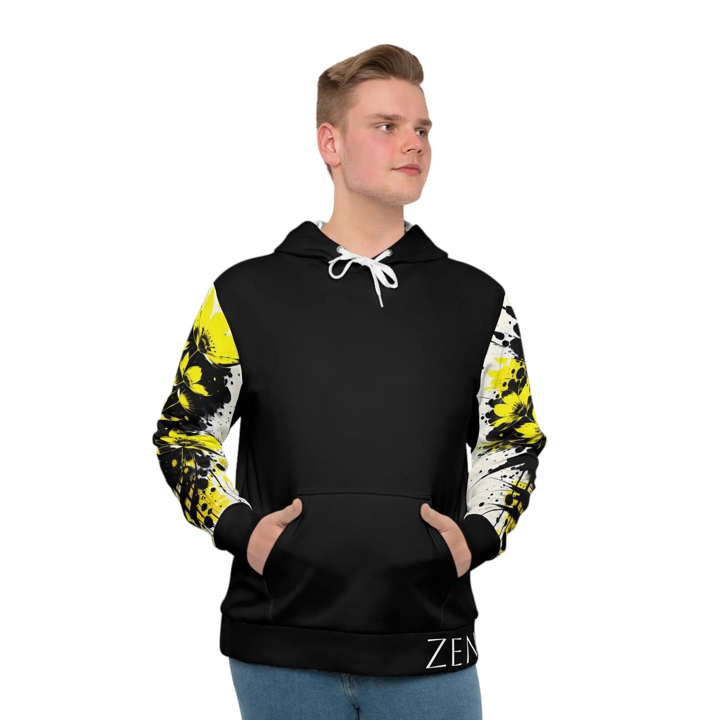 Solar Plexus Chakra Black Hoodie Printify