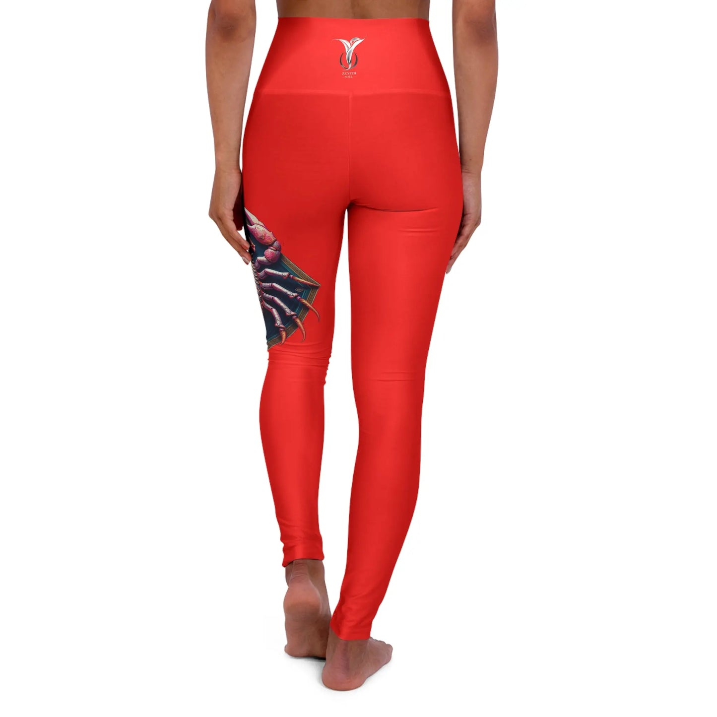Scorpio Garnet High Waisted Yoga Leggings (AOP) Printify