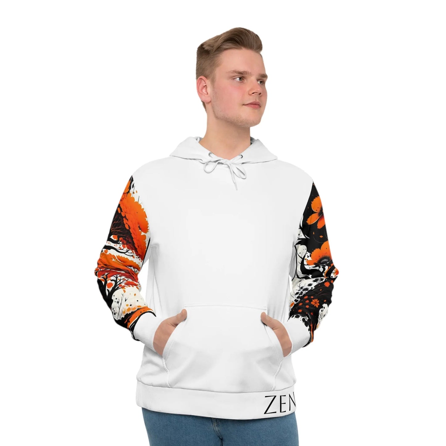Sacral Chakra Tree White Hoodie Printify