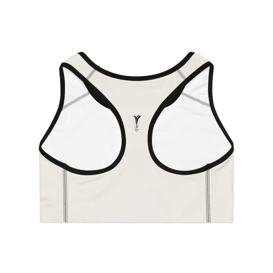Cancer Pearl Sports Bra (AOP) Printify