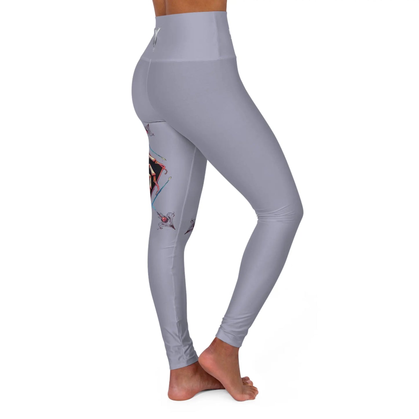 Scorpio Lavender High Waisted Yoga Leggings (AOP) Printify