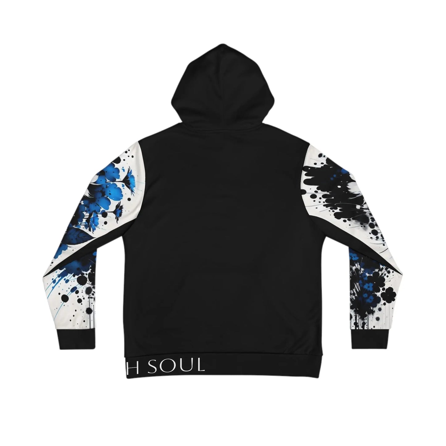 Throat Chakra Black Hoodie Printify