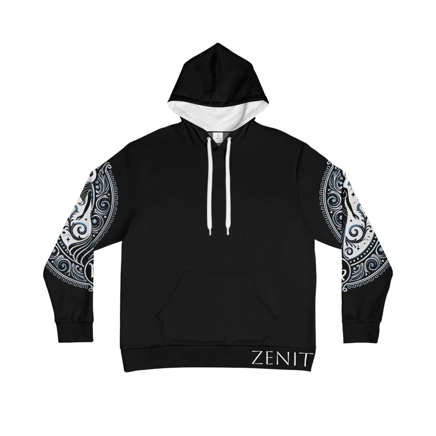 Virgo Black Hoodie Printify