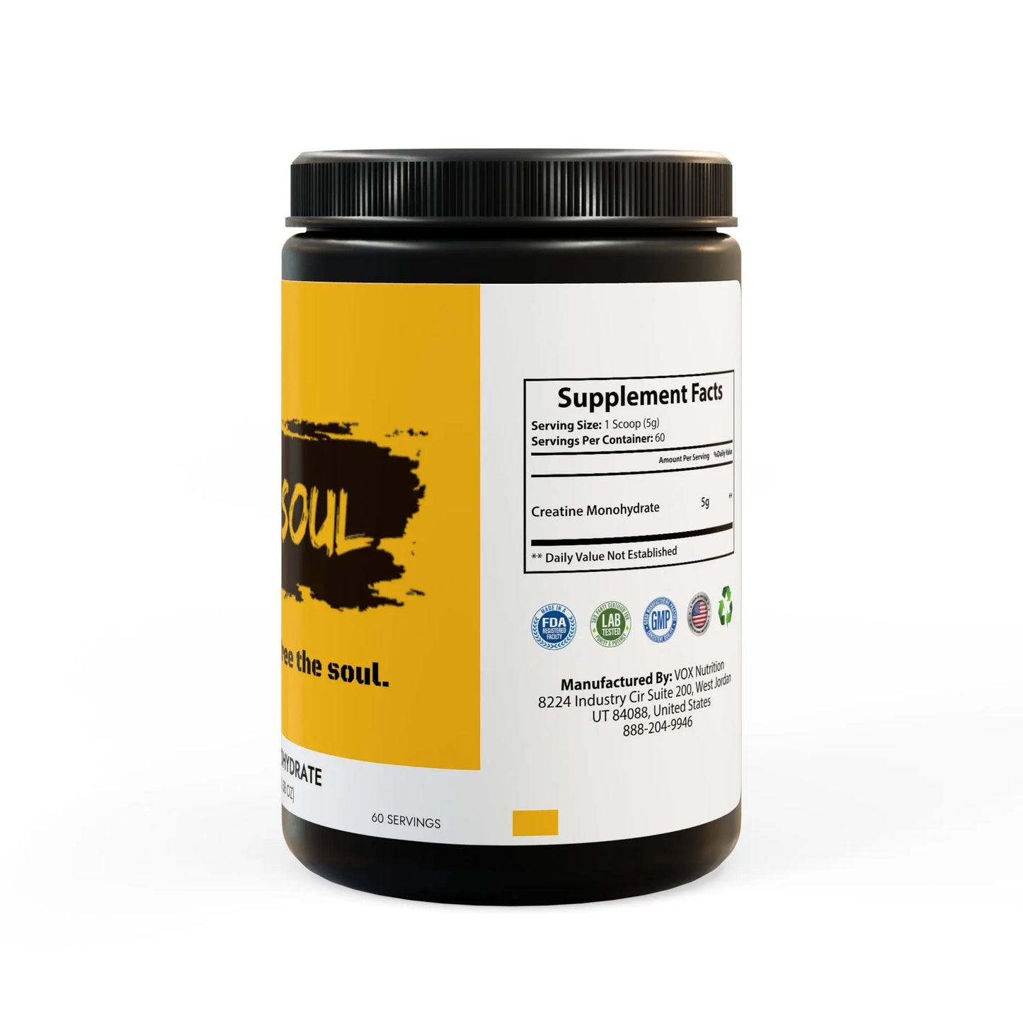 Creatine Monohydrate Supplement (300g, 10.58oz) Printify