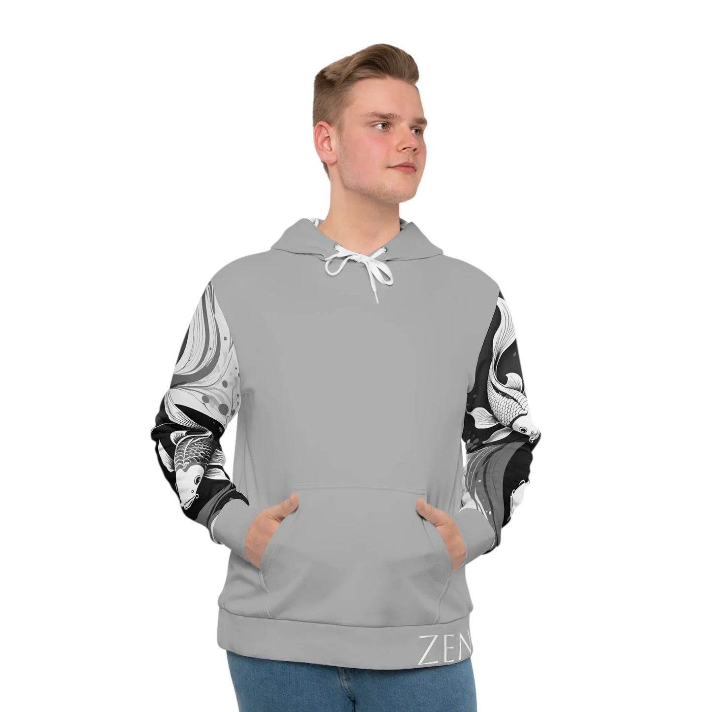 Pisces Gray Hoodie Printify