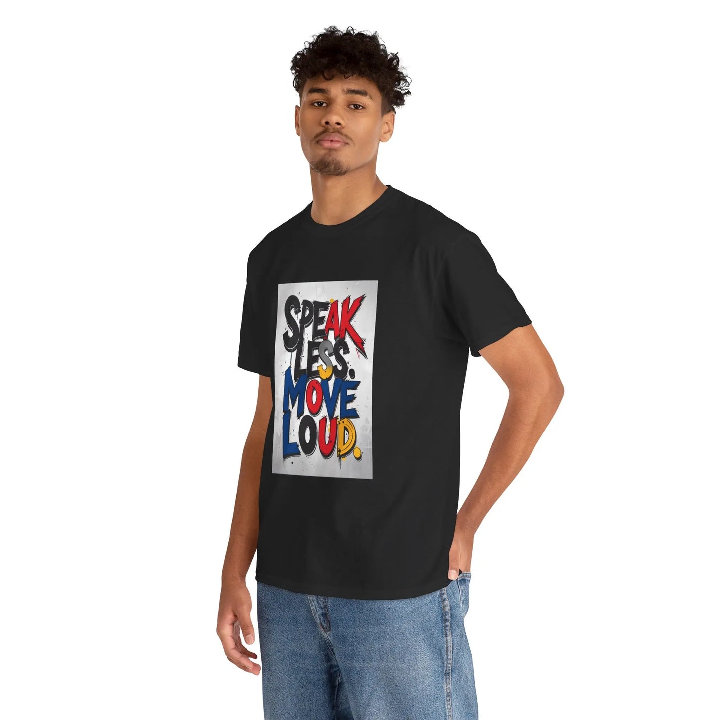 Speak Less - Heavy Cotton Tee Printify