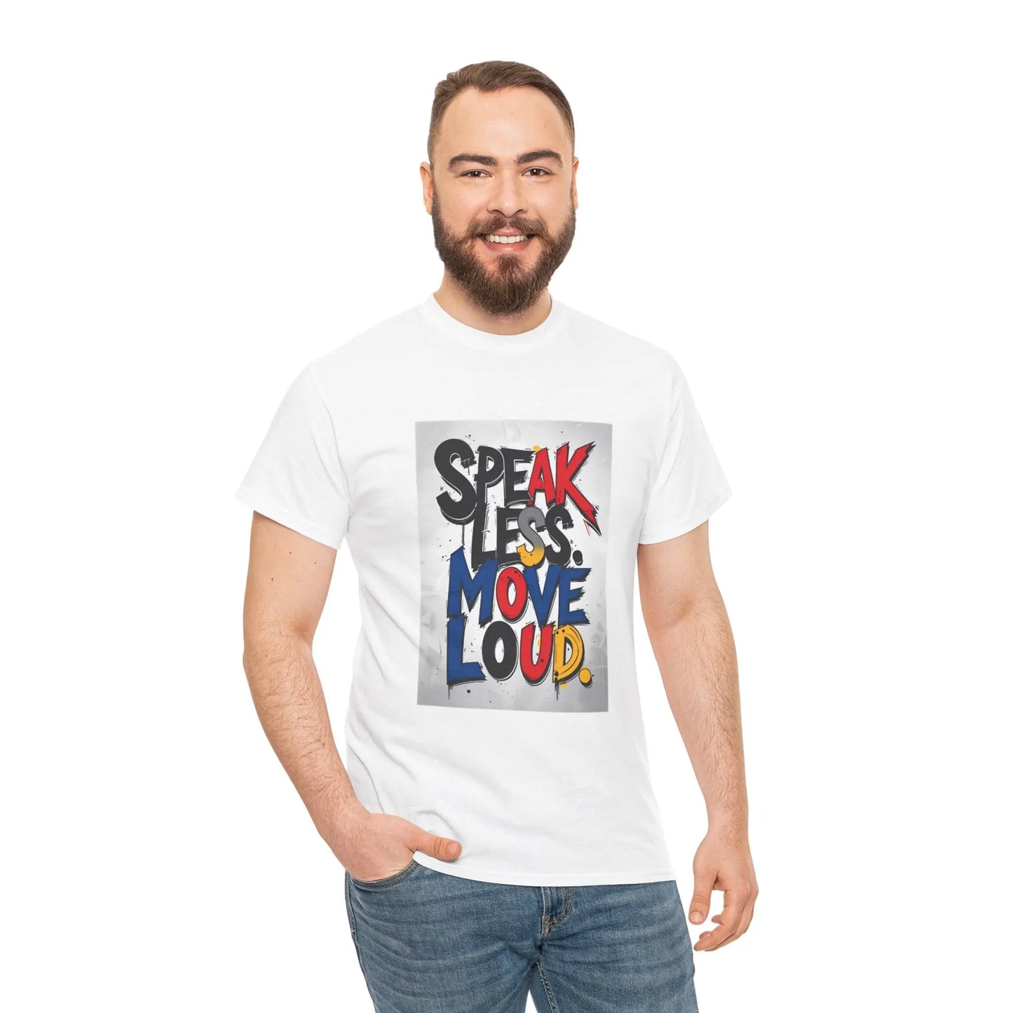 Speak Less - Heavy Cotton Tee Printify