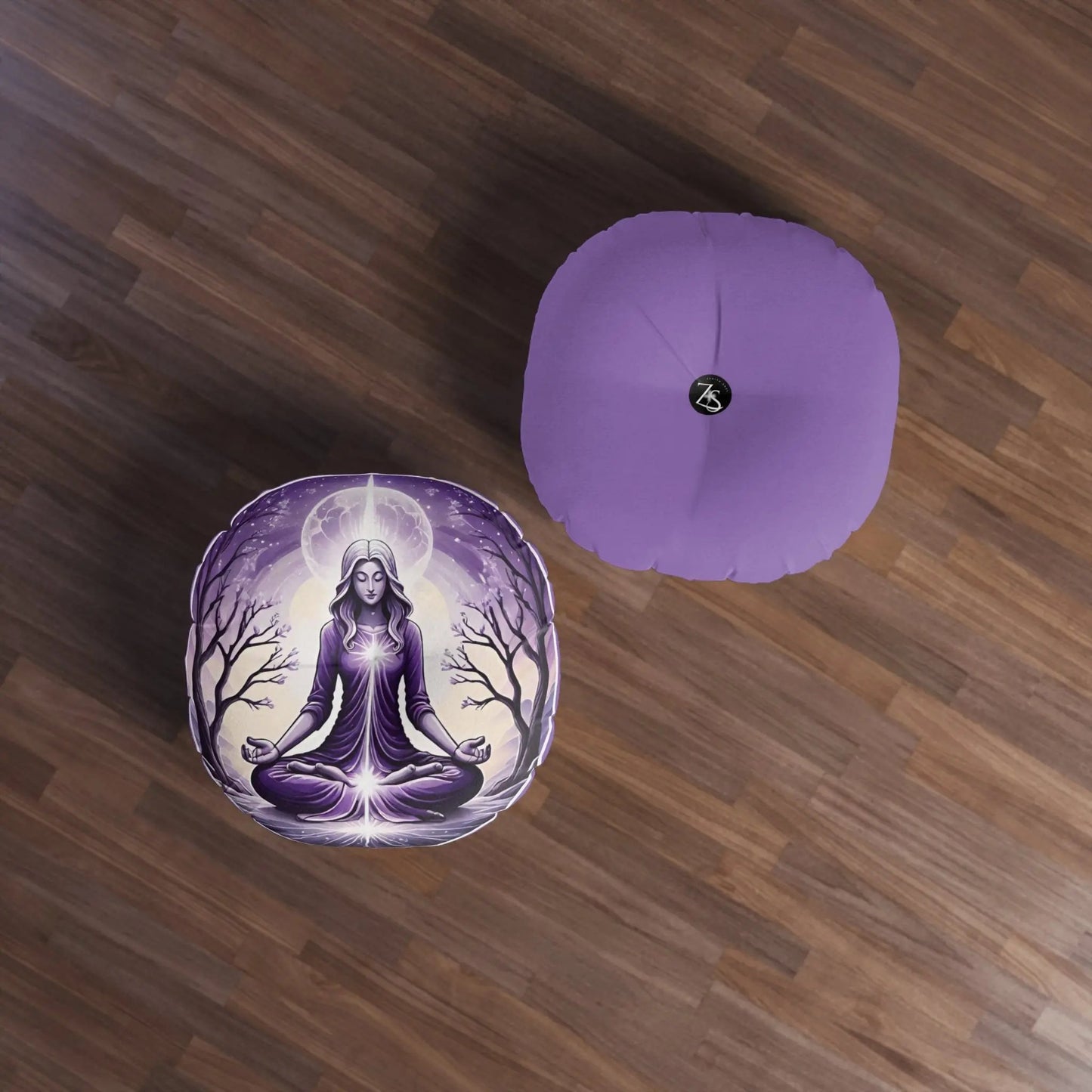 Zen Meditation Pillow, Round Printify