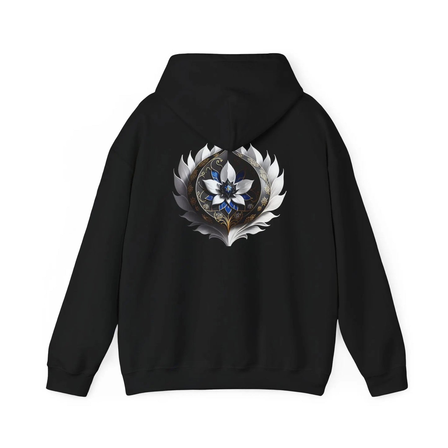 Divine Bloom Everyday Hooded Sweatshirt Printify