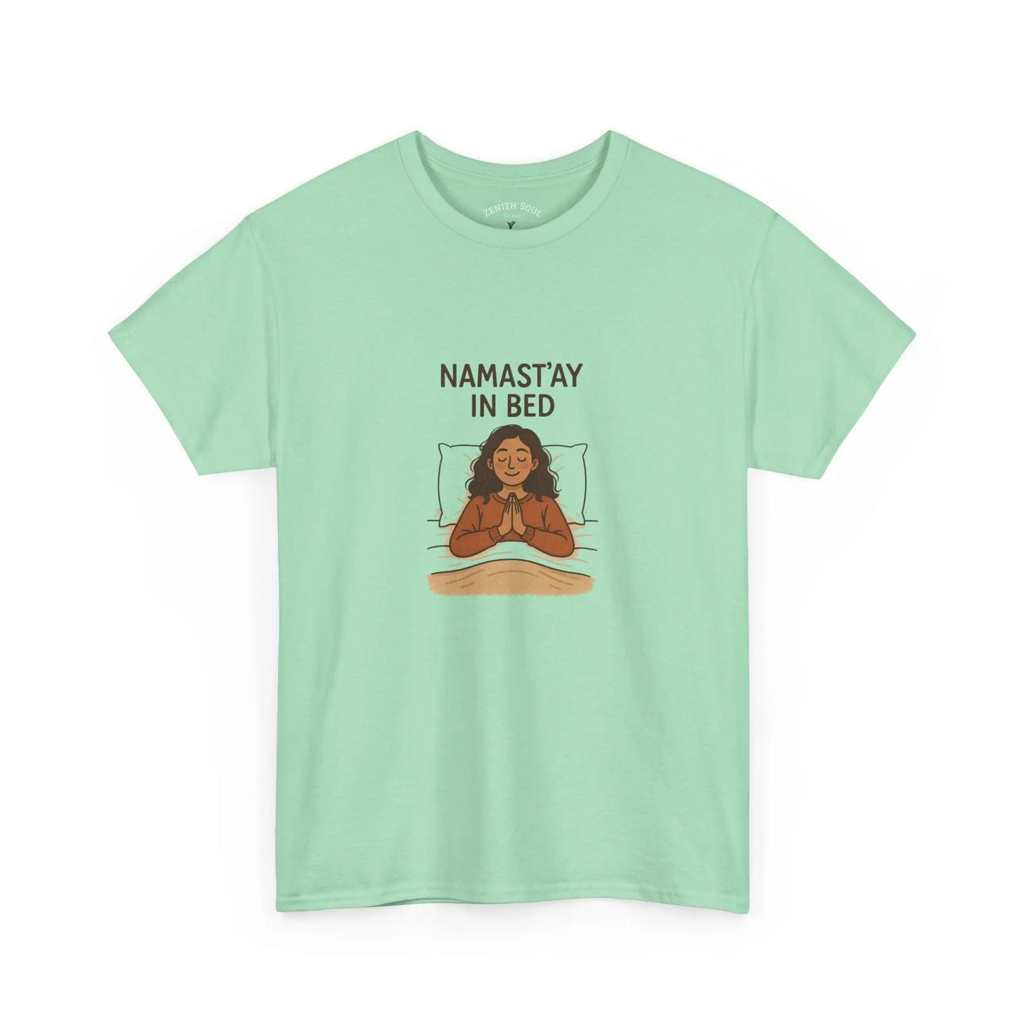 Namast'ay in Bed T-Shirt Printify