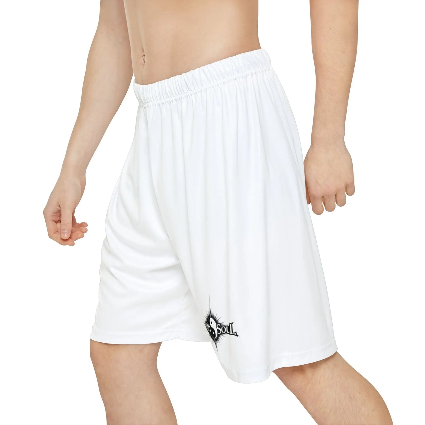 Men’s Sports Shorts White (AOP) Printify