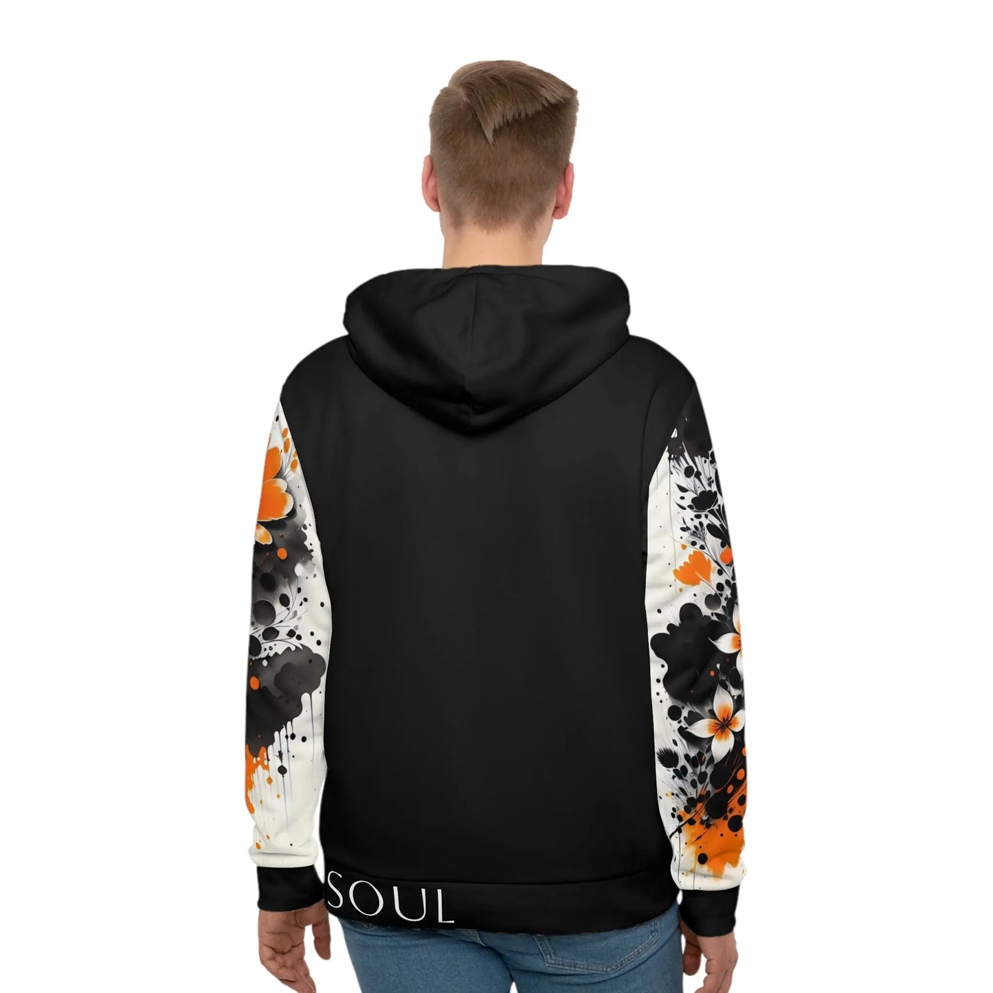 Sacral Chakra Black Hoodie Printify
