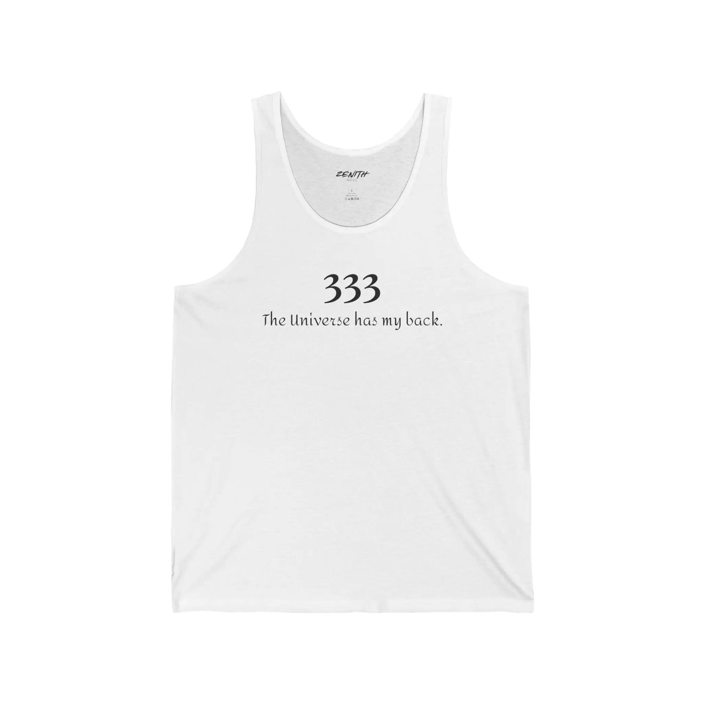 333- Universe has my back Jersey Tank Printify
