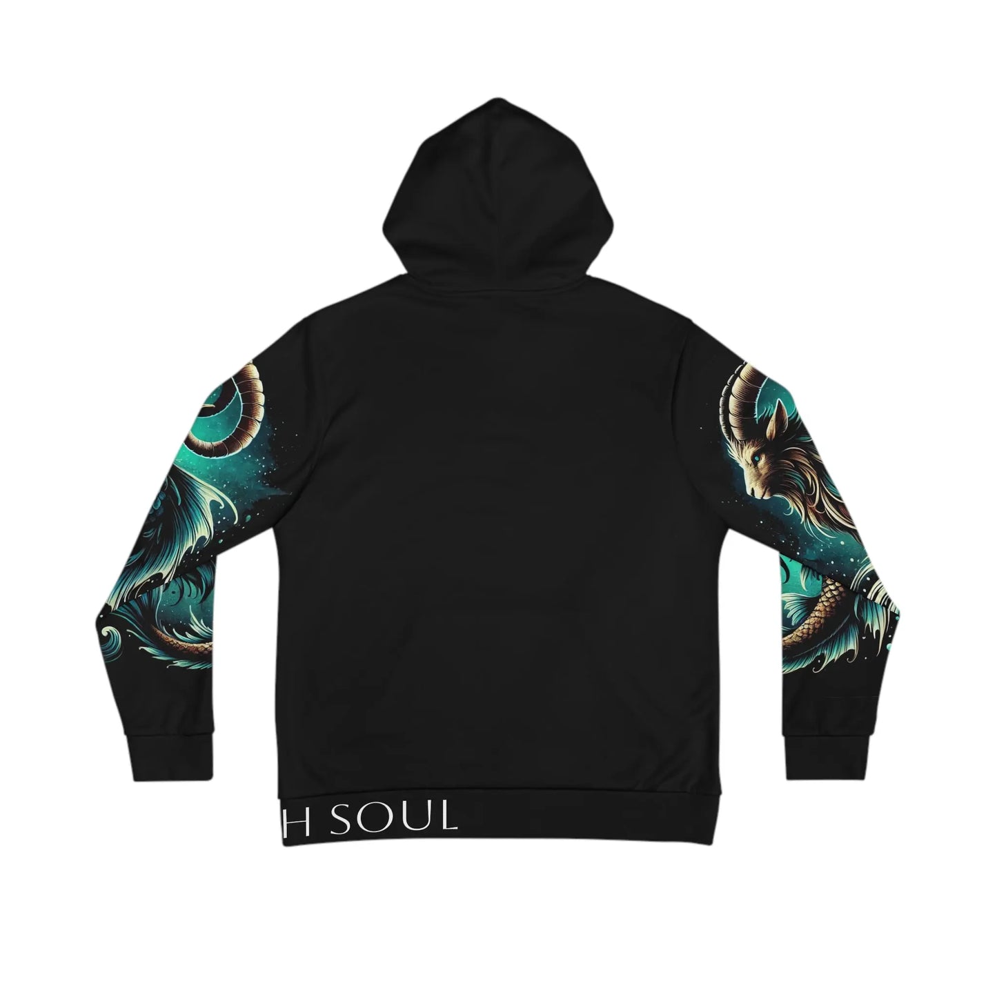 Capricorn Black Hoodie Printify