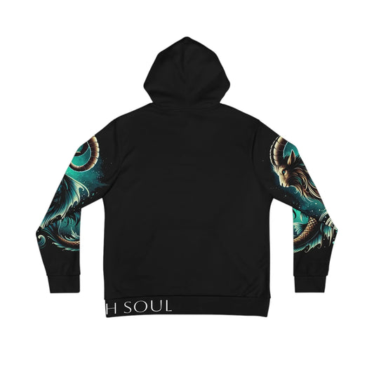Capricorn Black Hoodie Printify