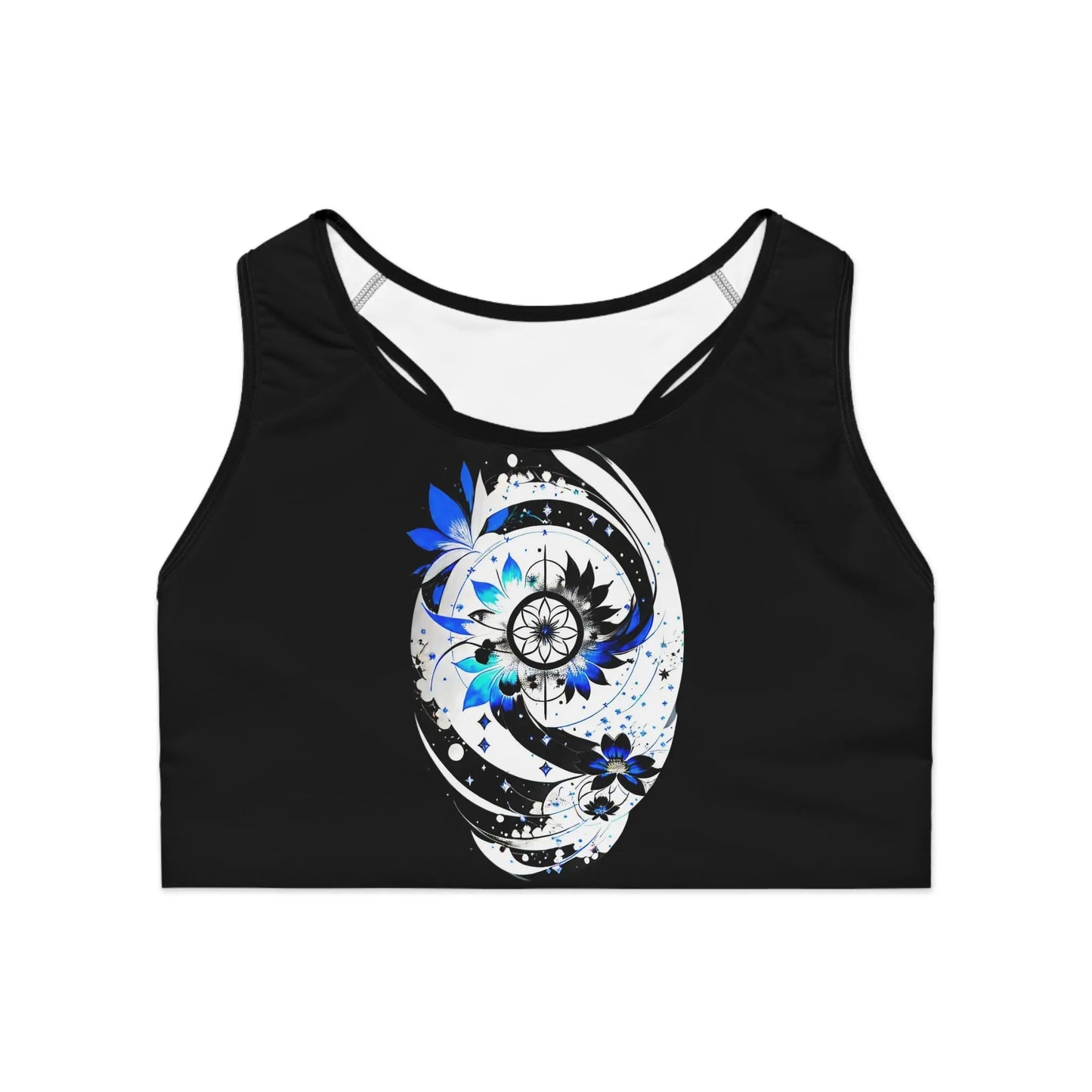 Inner Divinity Dusk Sports Bra Printify