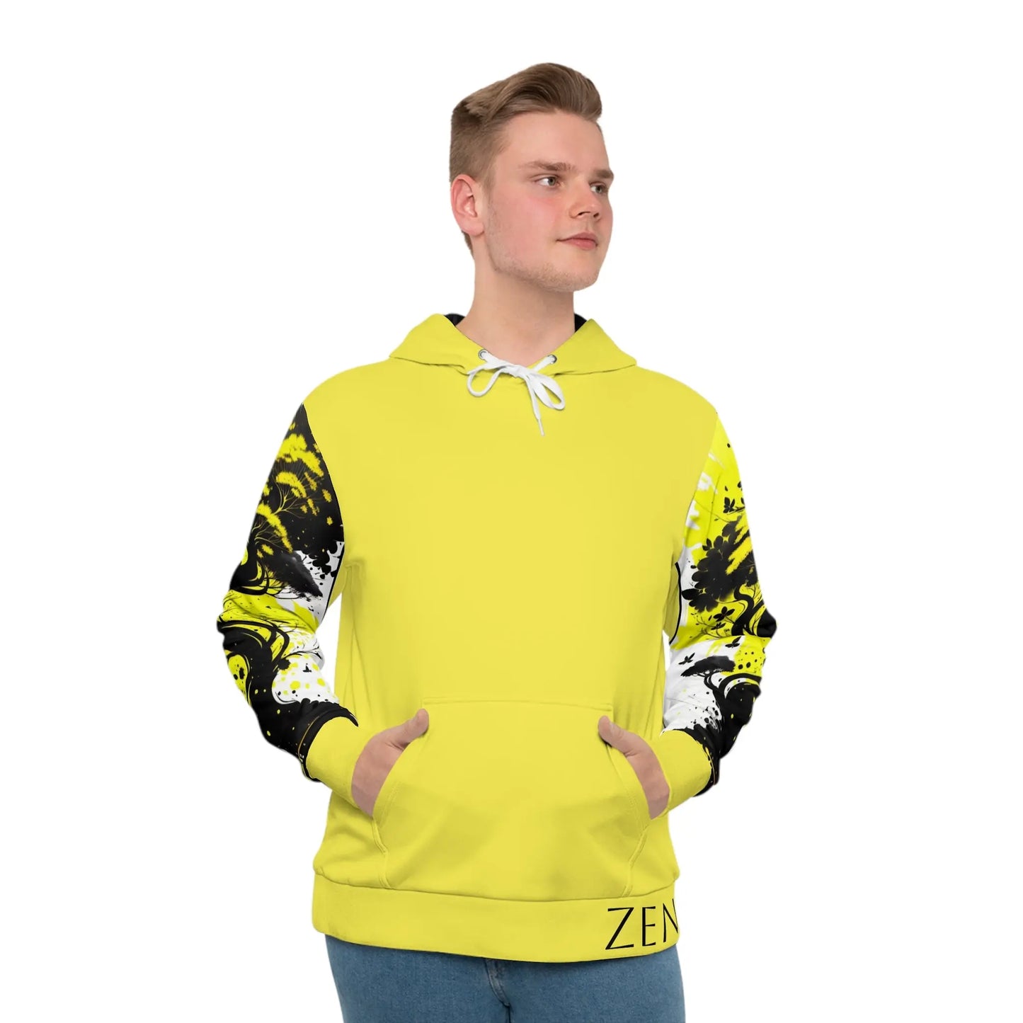 Solar Plexus Chakra Tree Yellow Hoodie Printify
