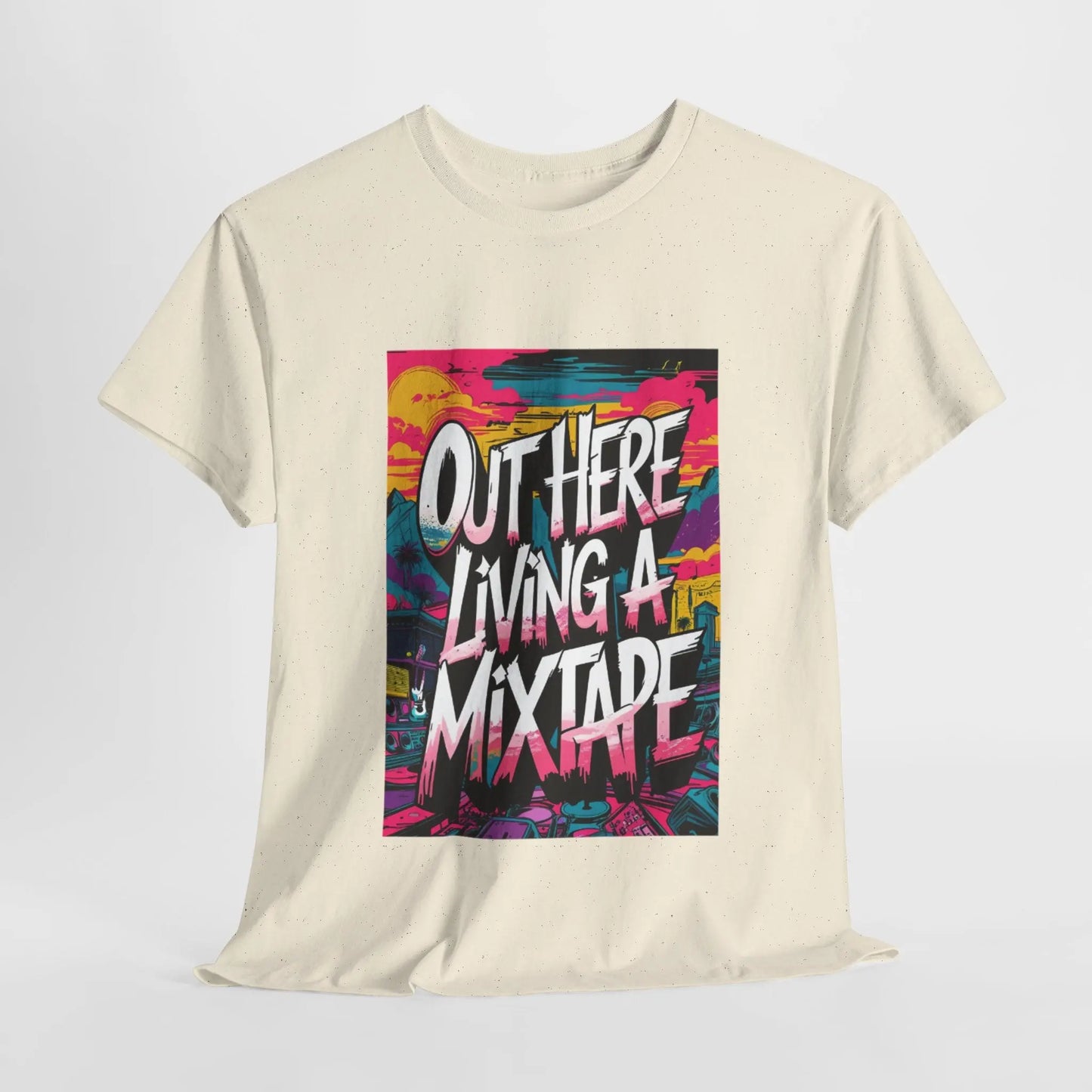 Out Here - Heavy Cotton Tee Printify