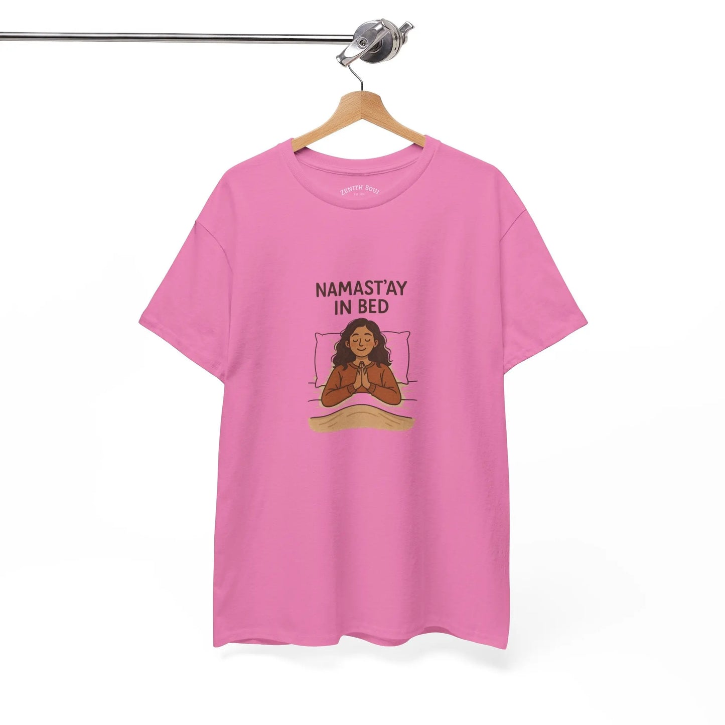 Namast'ay in Bed T-Shirt Printify