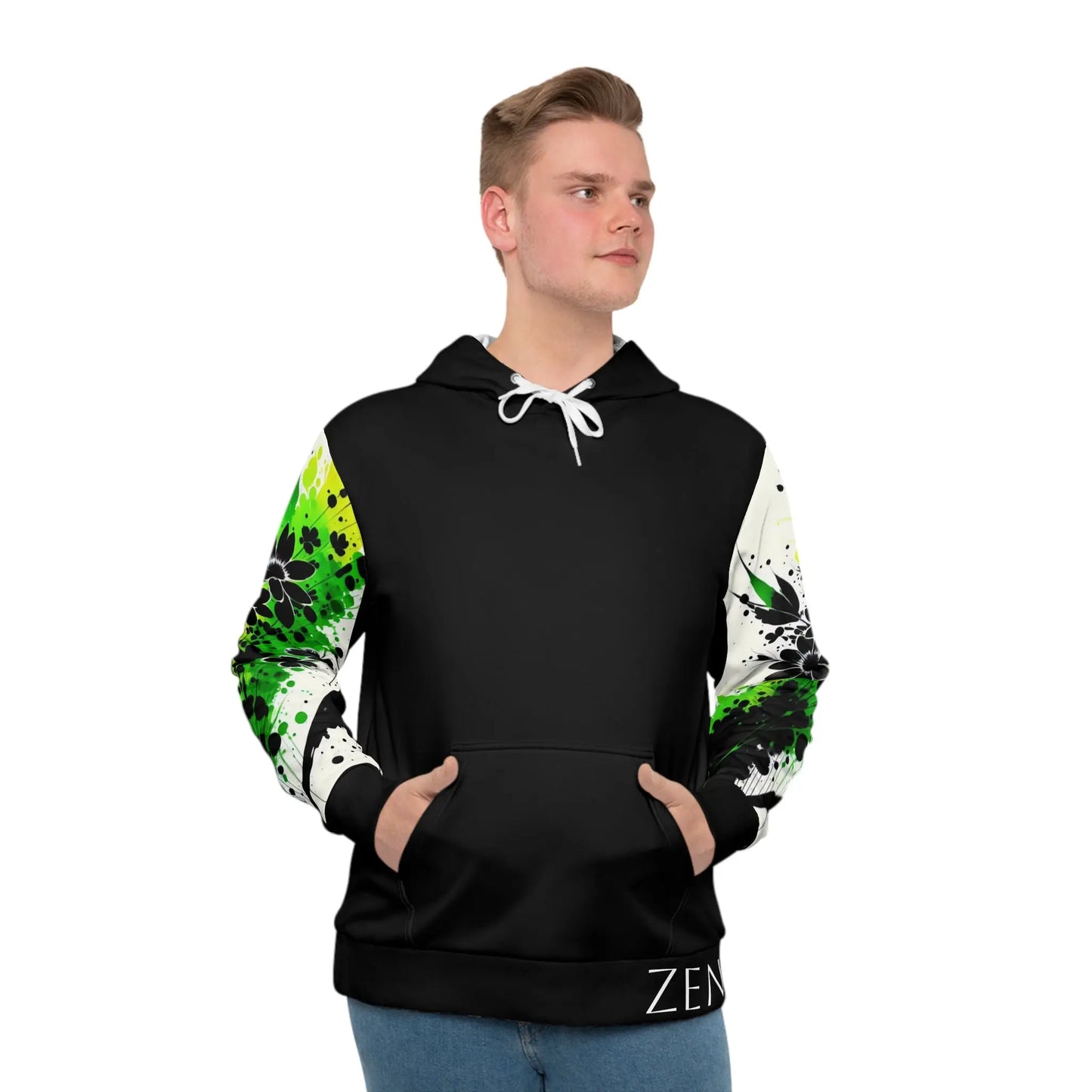 Heart Chakra Black Hoodie Printify