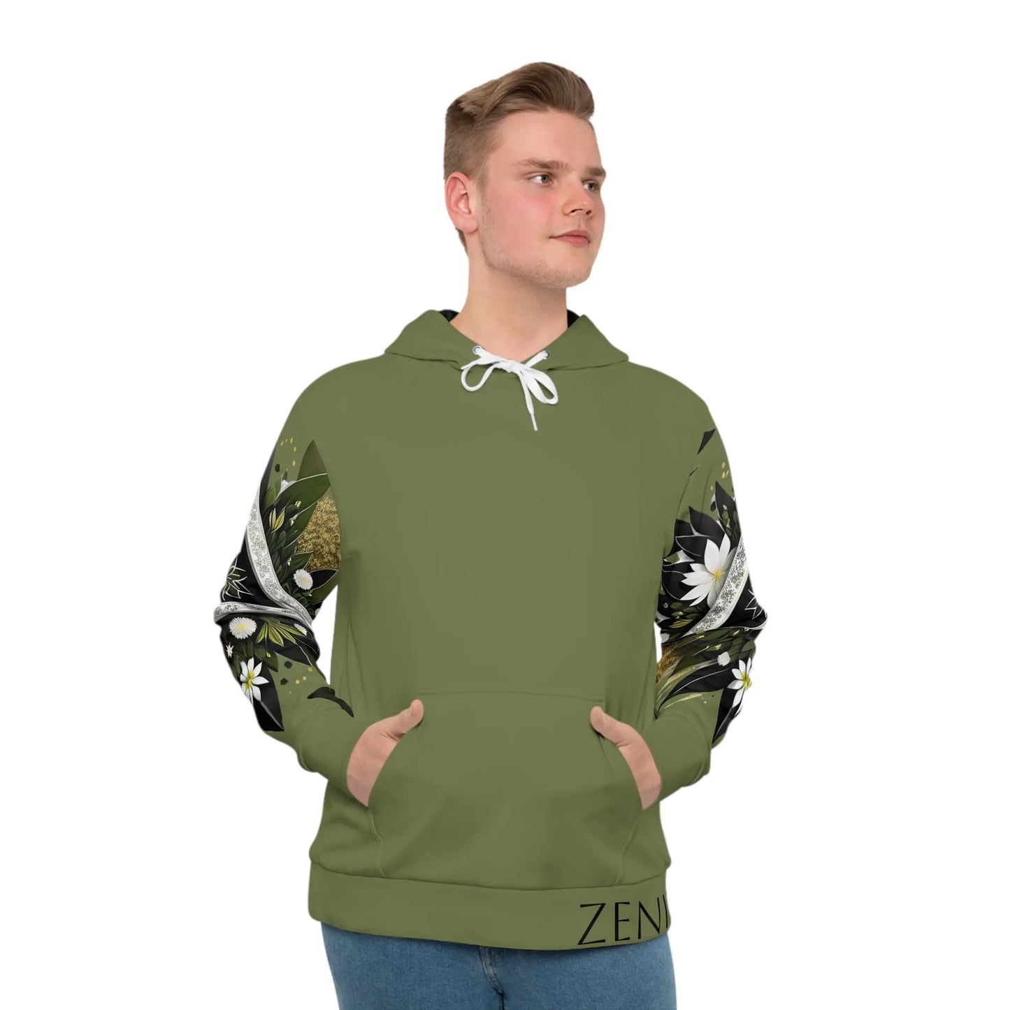 Tri-Flora Hoodie Printify