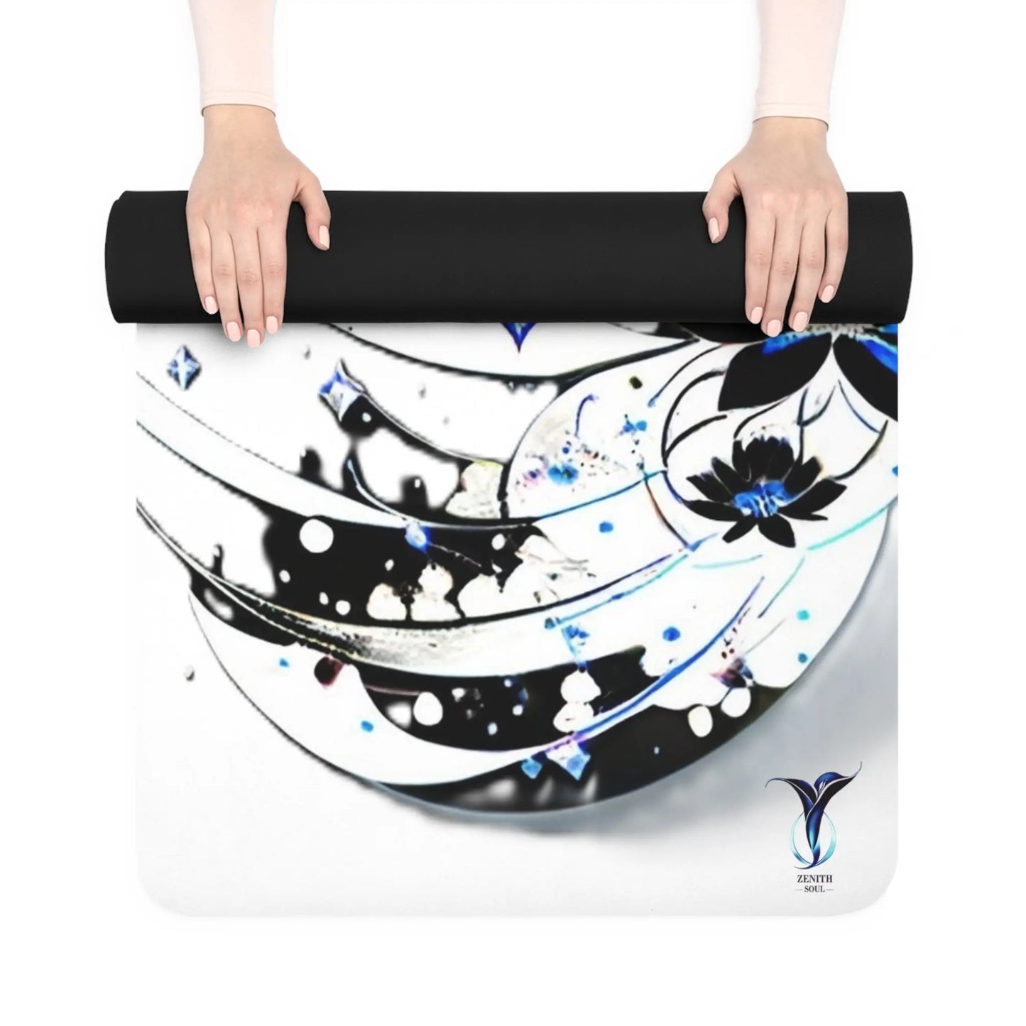 Inner Divinity Dusk Yoga Mat Printify