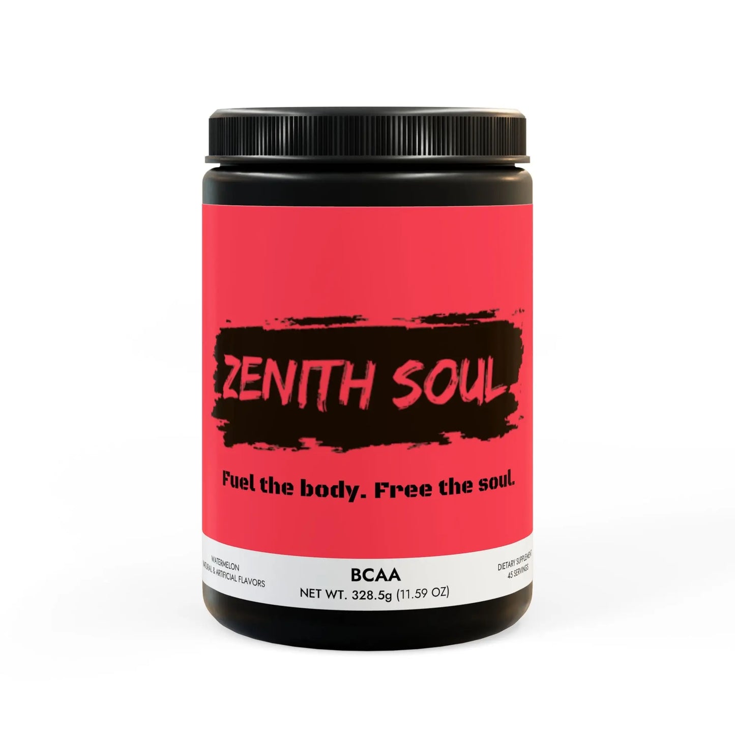 BCAA Supplement, Watermelon (325g, 11.46oz, 45 servings) Printify
