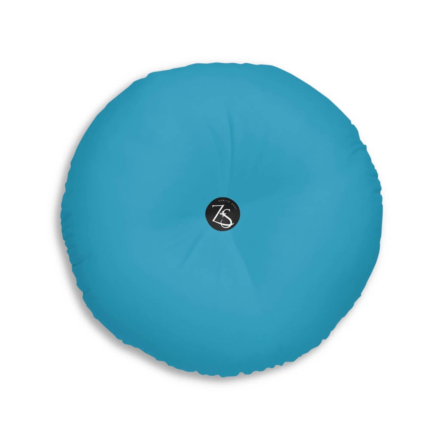 Lotus Tattoo Meditation Pillow, Round Printify