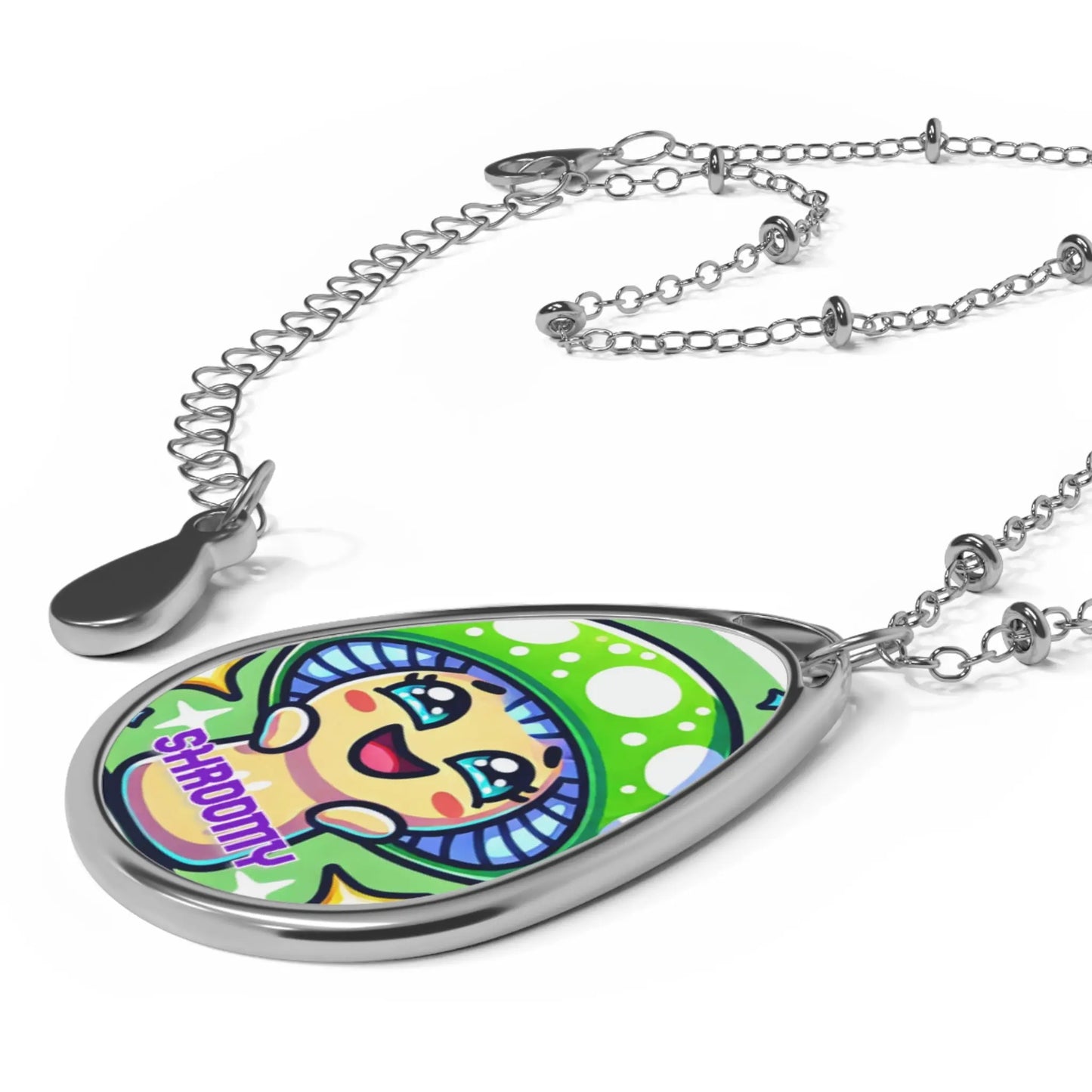 Cute Mushroom Pendant Necklace - Whimsical Boho Jewelry for Nature Lovers Printify