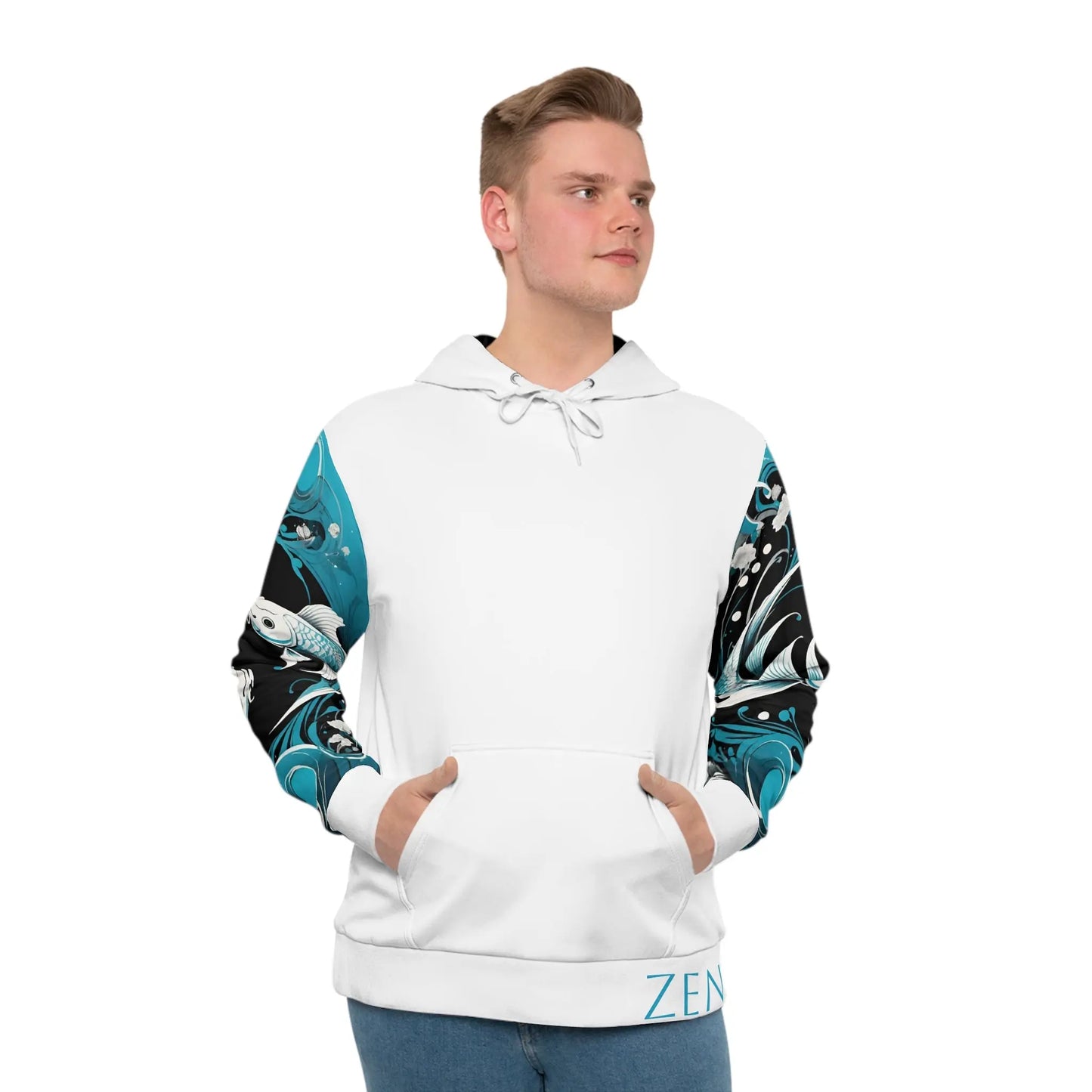Pisces White Hoodie Printify