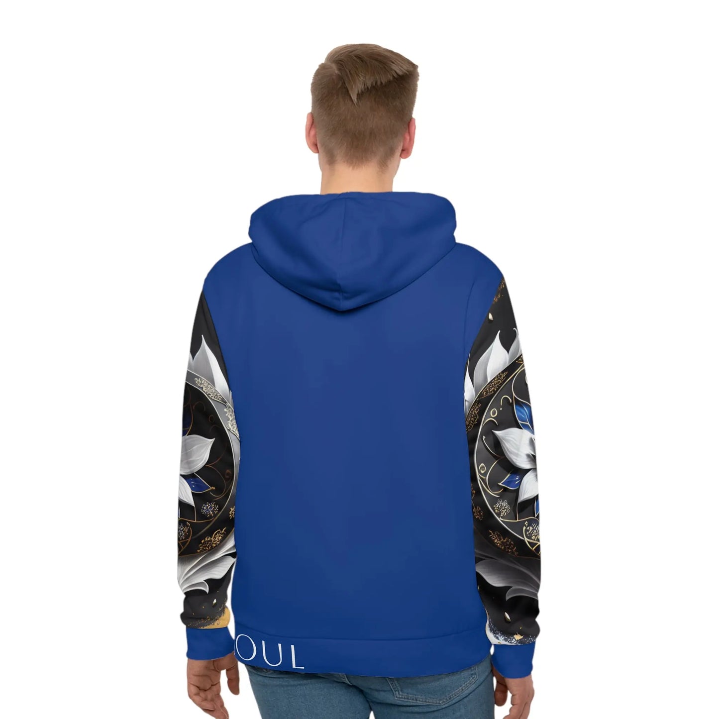 Divine Bloom (Blue) Hoodie Printify